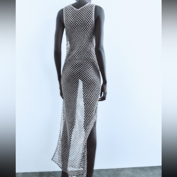 Zara sequin mesh dress - Picture 7 of 13